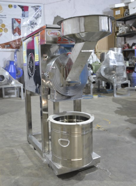 2HP SS 2in1 Pulverizer Machine for Flour and Spices Grinding
